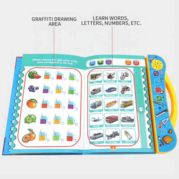 Interactive Educational Learning Book for Kids